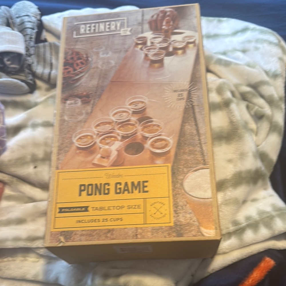 Vintage Pong Game - Brown